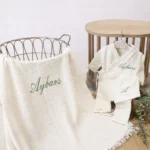 Müslin Set – Battaniye ve Tulum (Sade)