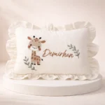 Yenidoğan Müslin Yastık (Zürafa Detaylı)