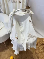 Müslin Set – Yastık, Battaniye ve Tulum (Balon Detaylı) - Görsel 2