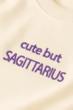 Kişiye Özel Nakış İşlemeli Yay Burcu Yazılı Sweat - Görsel 2