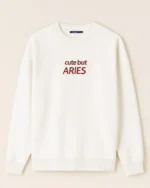 Kişiye Özel Nakış İşlemeli Koç Burcu Yazılı Sweat