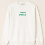 Kişiye Özel Nakış İşlemeli Boğa Burcu Yazılı Sweat