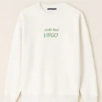 Kişiye Özel Nakış İşlemeli Başak Burcu Yazılı Sweat