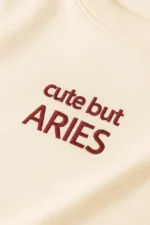 Kişiye Özel Nakış İşlemeli Koç Burcu Yazılı Sweat - Görsel 2